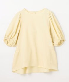 ANY サッカーギャザーバックペプラムブラウス