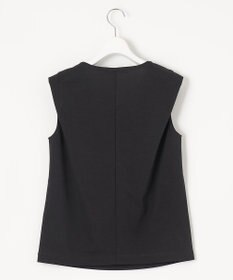 自由区 【接触冷感・洗える・XSサイズあり】ハイツイストポンチノースリーブインナー カットソー