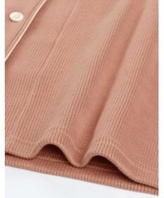 une nana cool 【綿混】ソフトコットンリブ 長袖開襟パジャマ MADE WITH LIBERTY FABRIC