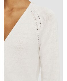 JOSEPH 【洗える】リネンブレンド  カーディガン