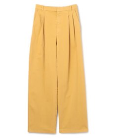 BEIGE， 【洗える・Oggi 11月号掲載】HAMLIN / コットンストレッチ2タックワイドパンツ