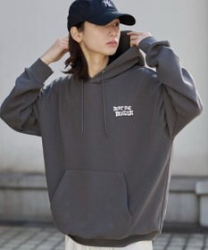 WEGO 【ユニセックス着用ITEM】別注NEWJACKグラフィックプルパーカー