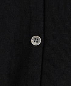 組曲 L 【先行予約・WEB限定】シアーニット 襟付き七分袖カーディガン