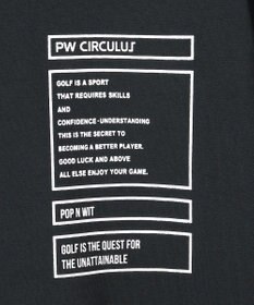 PW CIRCULUS 【吸水速乾 / UV遮蔽率99.5% UVカット / ストレッチ】【MEN】ロングスリーブモックT ゴルフ