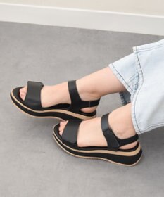 INTER-CHAUSSURES 【Oh my Sandals】ベルクロローヒールサンダル