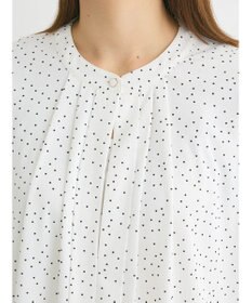 Green Parks ２ｗａｙ　フレンチスリーブ釦付ブラウソー