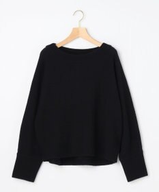 組曲 【加藤ローサさん着用】ウールカシミヤミックスボートネック ニット