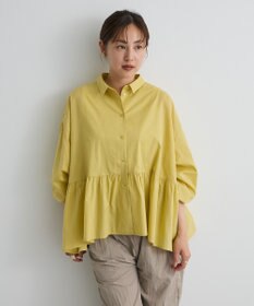 CRAFT STANDARD BOUTIQUE ペプラム長袖ブラウス