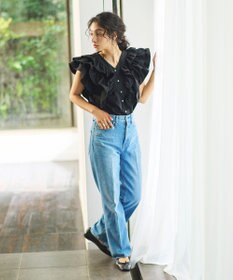 #Newans ラッフルフリルブラウス