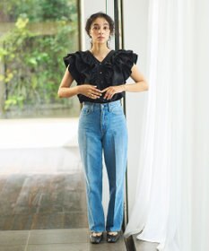 #Newans ラッフルフリルブラウス