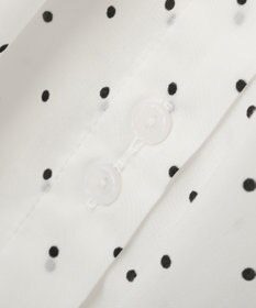 earth music&ecology 【イージーケア】TRキュプラダブルボタンフリルシャツ