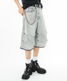 WEGO 【ユニセックス着用ITEM】パラシュートハトメショーツ