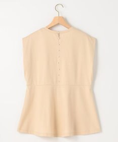 組曲 S 【洗える】バックパールフレアカットソー