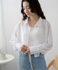 WEGO 【シワになりにくい】シアーショートシャツ