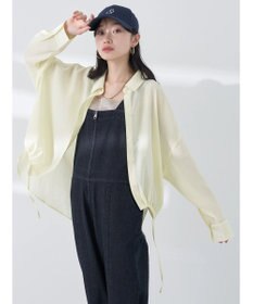 earth music&ecology ドロスト羽織シャツ