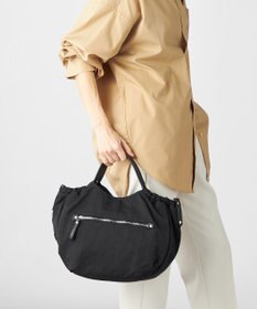 LA BAGAGERIE 【MONICA】サイドギャザー2WAYトートバッグ Mサイズ