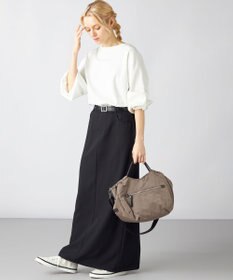 LA BAGAGERIE 【MONICA】サイドギャザー2WAYトートバッグ Mサイズ