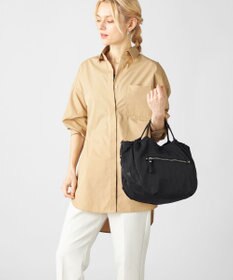 LA BAGAGERIE 【MONICA】サイドギャザー2WAYトートバッグ Mサイズ