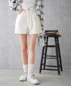 WEGO 台形デニムショートパンツ