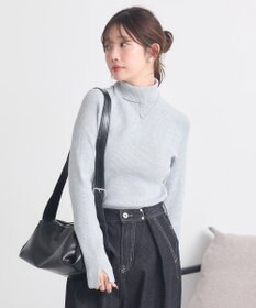 earth music&ecology 【イージーケア】【洗濯機洗い可】レンチング(TM)エコヴェロ(TM)(リブタートル)