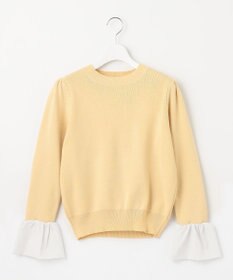 Feroux 【洗える】袖フレアニット プルオーバー