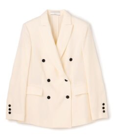 BEIGE， CAROLE / リネンライク ダブルジャケット