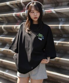 WEGO 【ユニセックス着用ITEM/SMLサイズ展開】別注BENDAVISグラフィックT（SS）