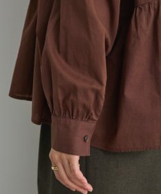 CRAFT STANDARD BOUTIQUE ペプラム長袖ブラウス