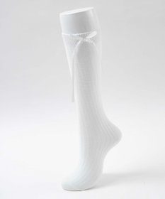 WEGO リボンリブハイソックス