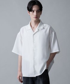 WEGO 【速乾/しわになりにくい/MLサイズ展開】ドライポリオープンカラーシャツ（SS）