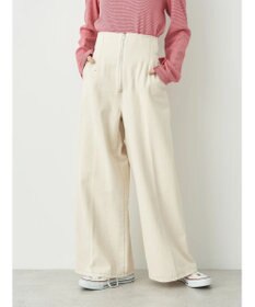 earth music&ecology フロントジップデニムパンツ