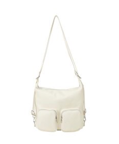 earth music&ecology Wポケット3WAYショルダーバッグ