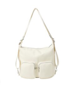 earth music&ecology Wポケット3WAYショルダーバッグ