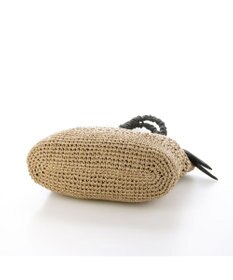 UNBILLION カシュカシュ cachecache / 下がりリボン柄編みトート カゴバッグ