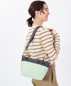LeSportsac SMALL BUCKET BAG/フロスティグリーン/サンダー