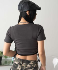 WEGO グラフィックサイドドロストリブちびT