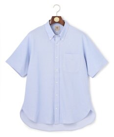 J.PRESS MEN 【KING SIZE】【吸水速乾 / 抗菌防臭 / 遮熱 / 防シワ】【J.PRESS OXFORD JERSEY】カノコインレイ半袖 シャツ / B.D.