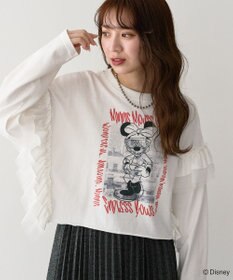 Green Parks ミッキー＆フレンズ／袖フリルショート丈ＴＥＥⅡ