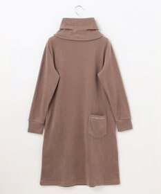 23区GOLF 取り外し可能なスヌード付き【23Fondation/WOMEN】【吸湿発熱】フーディー風 ワンピース