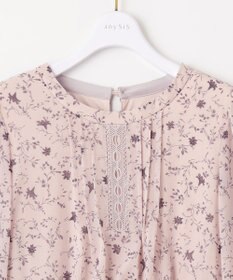 ANY SIS 【洗える】フラワーブルームパフスーブ ワンピース