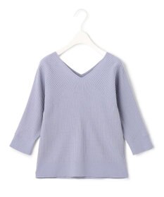 ICB 【洗える】コットンポリエステルリブ プルオーバー