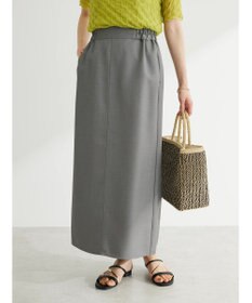 Green Parks 麻調Ｉラインスカート