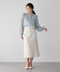 YECCA VECCA サイドベルトナロースカート