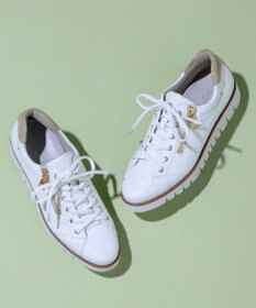 Dominic3 サイドジップレザースニーカー