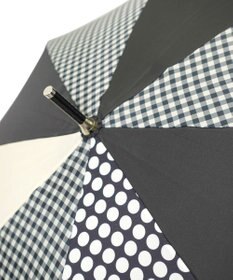 +RING レディース向け プラスリング 長傘60cm BLK/GNG T1290