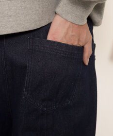 WEGO センタータックバギーフレアデニム