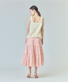 GRACE CONTINENTAL チュールフェザータンクトップ