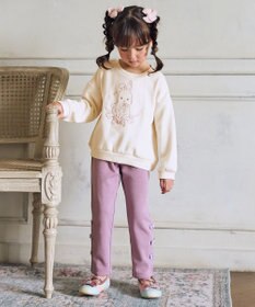 ANY KIDS アニマル刺繍 裏シャギー トレーナー