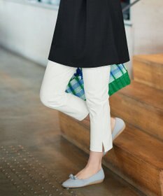 Tiaclasse L 【日本製】ドライモーメント裾スリットパンツ