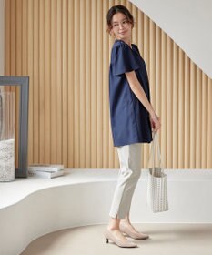 Tiaclasse L 【日本製】ドライモーメント裾スリットパンツ